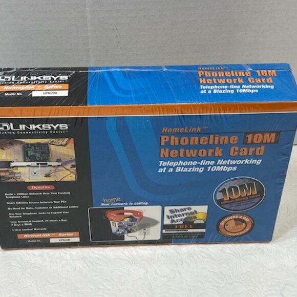 New Linksys HPN200 HomeLink Phoneline 10M Network Card - Picture 3 of 8